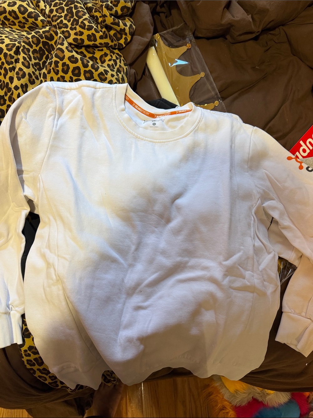 Orangetheory care neck sweater